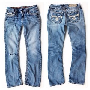 Rock Revival Ella Easy Boot Western Jeans Light 29